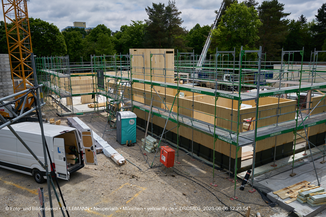 06.06.2023 - Neue Wände für das Haus für Kinder in Neuperlach in München